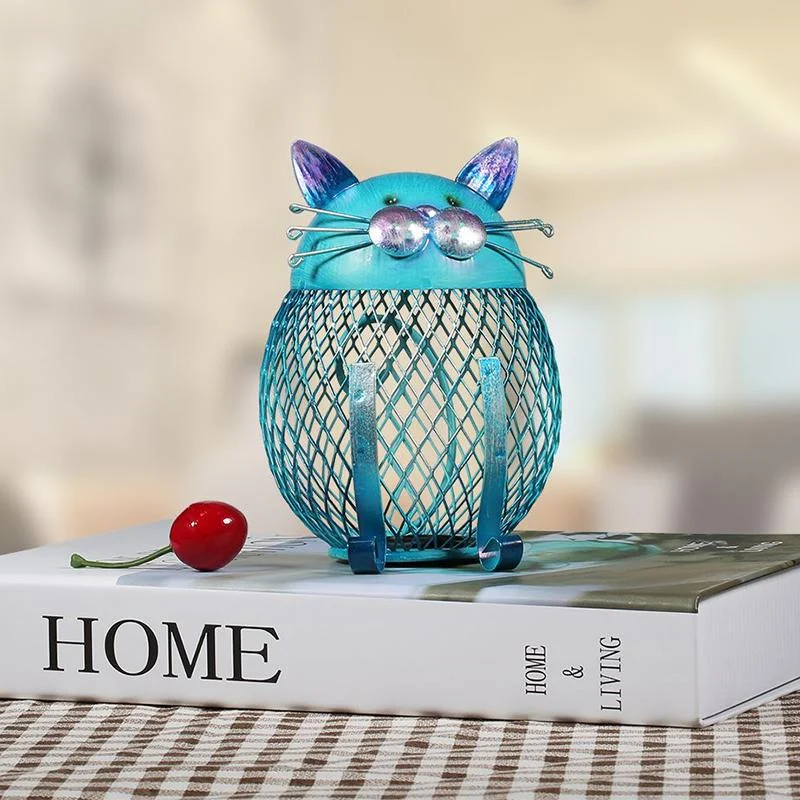 Artistic Blue Kitty Money Bank -  - #tag1#