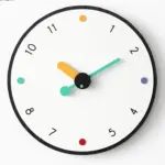 Artistic Minimalist Silent Wall Decorative Clock