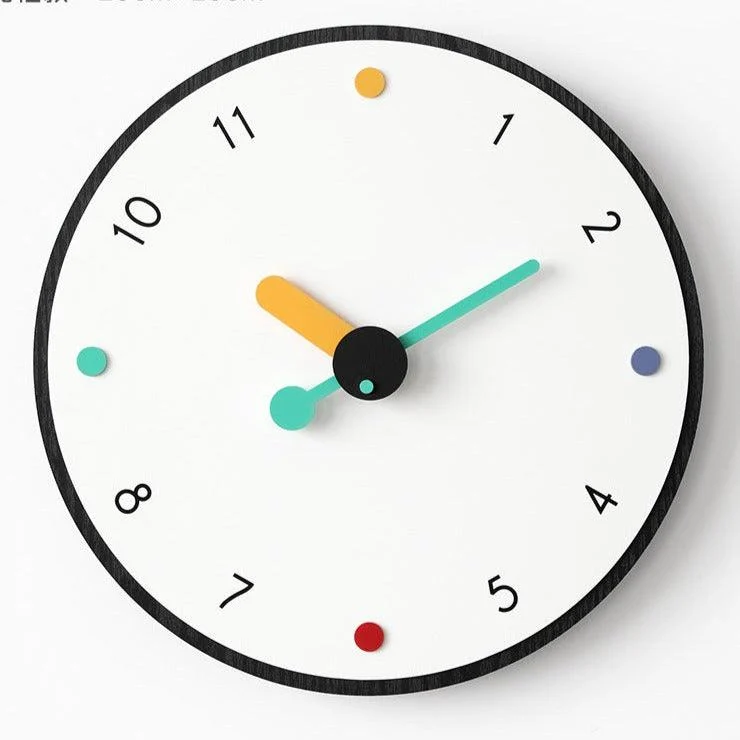 Artistic Minimalist Silent Wall Decorative Clock -