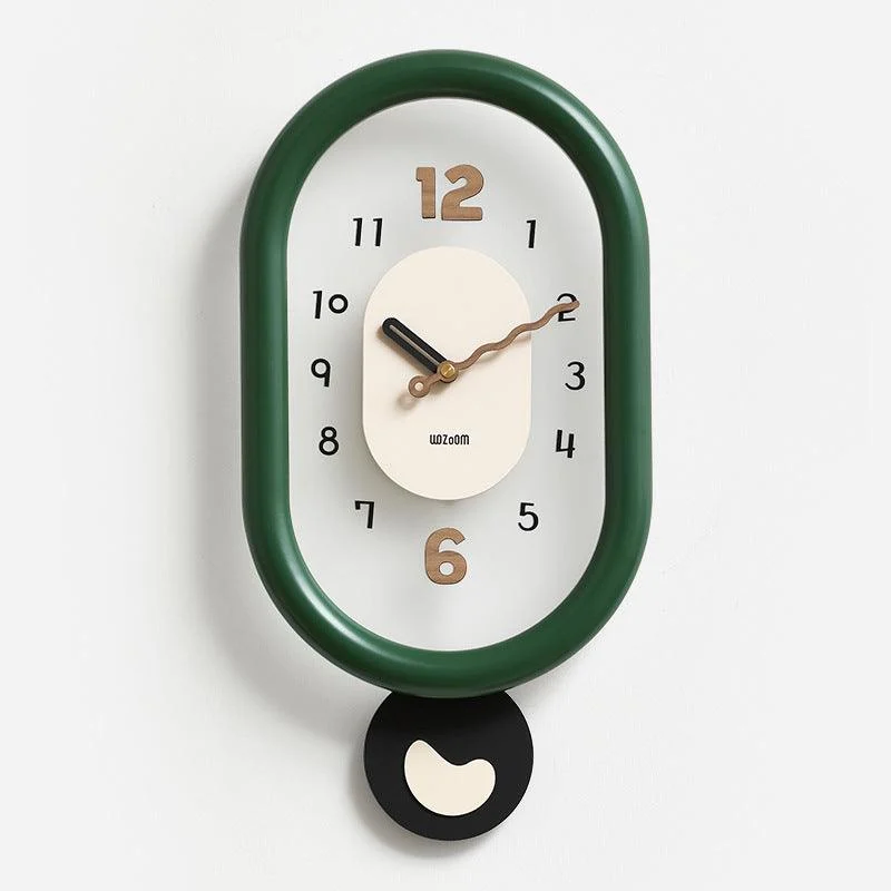 Artistic Pendulum Silent Wall Decorative Clock for Livingroom -
