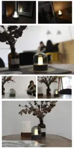 Asher Glass Dome Desk Lamp tag1