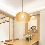 Asian_Bamboo_Pendant_Lamp_with_Flared-Hemisphere-Onion_Design_1_Light_Beige_Small-Large_Hanging_Light_Fixture_for_Dining_Room_-_-_tag1_-4141308 Asian Bamboo Pendant Lamp with Flared Hemisphere Onion Design 1 Light Beige Small Large Hanging Light Fixture for Dining Room tag1