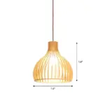 Asian_Bamboo_Pendant_Lamp_with_Flared-Hemisphere-Onion_Design_1_Light_Beige_Small-Large_Hanging_Light_Fixture_for_Dining_Room_-_-_tag1_-4141378 Asian Bamboo Pendant Lamp with Flared Hemisphere Onion Design 1 Light Beige Small Large Hanging Light Fixture for Dining Room tag1