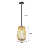 Asper Bamboo Style Small Pendant tag1