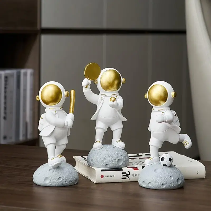 Astronaut Athlete Decor Figurine tag1