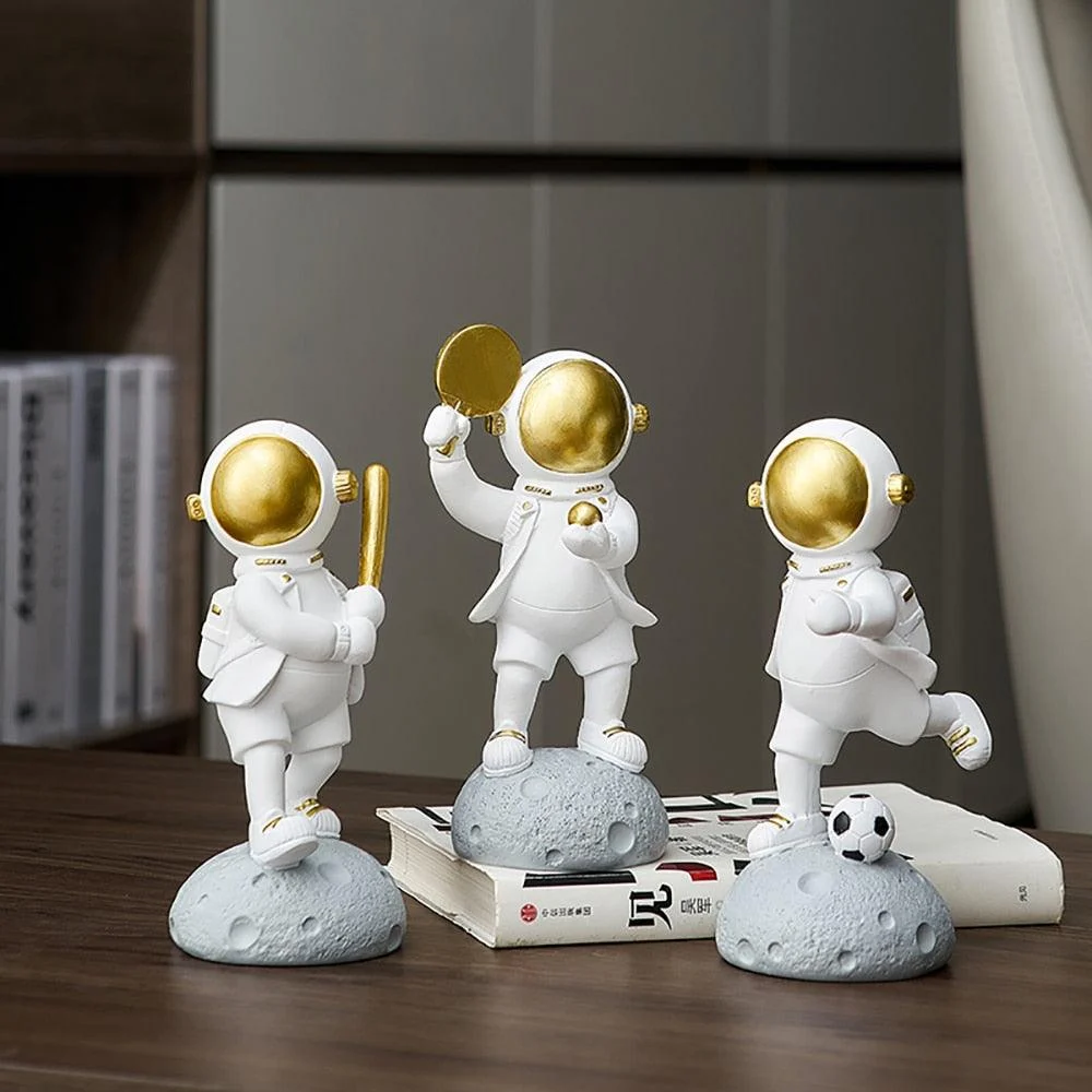 Astronaut Athlete Decor Figurine -  - #tag1#