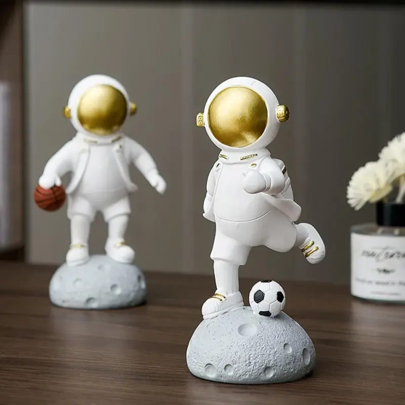 Astronaut Athlete Decor Figurine tag1
