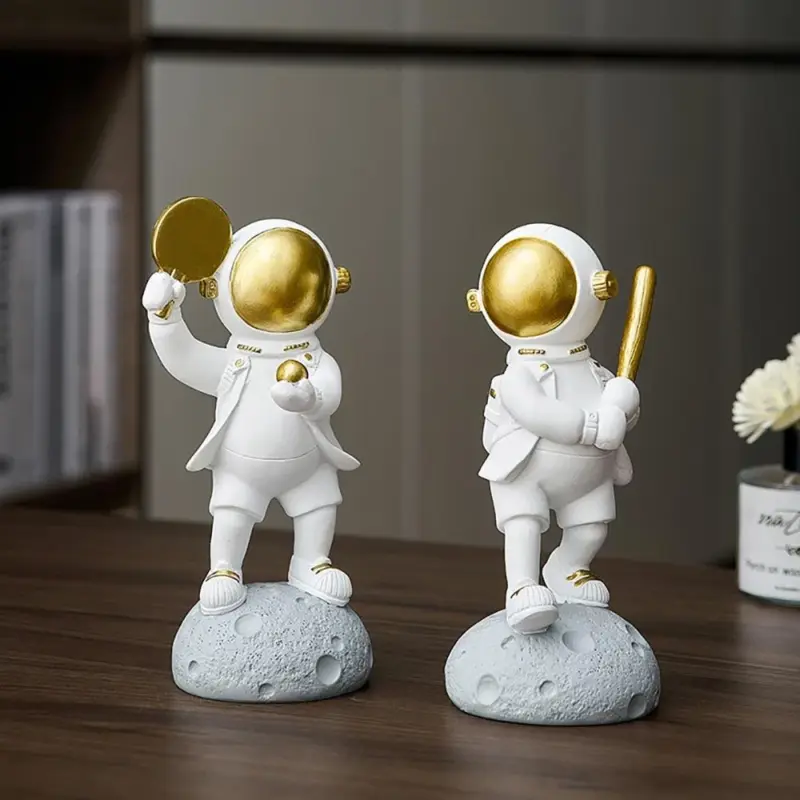 Astronaut Athlete Decor Figurine tag1