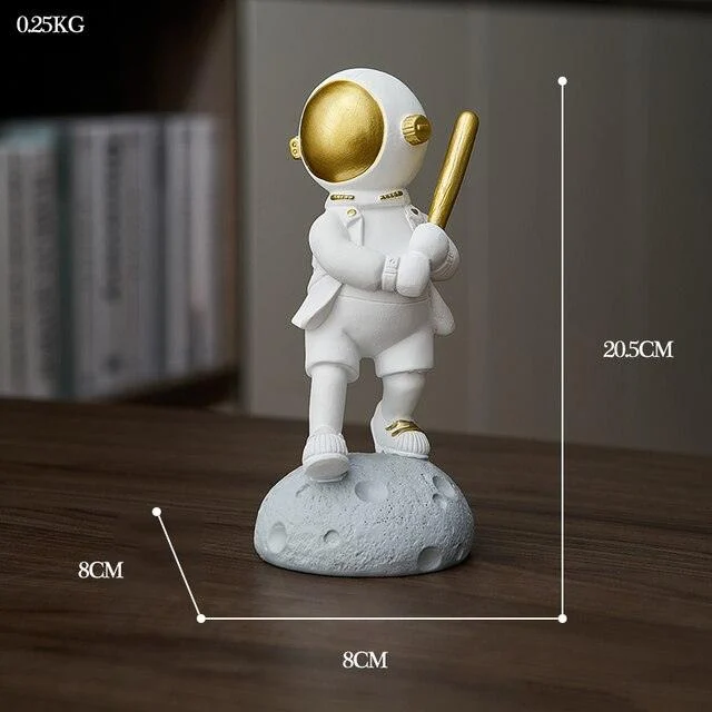 Astronaut Athlete Decor Figurine -  - #tag1#
