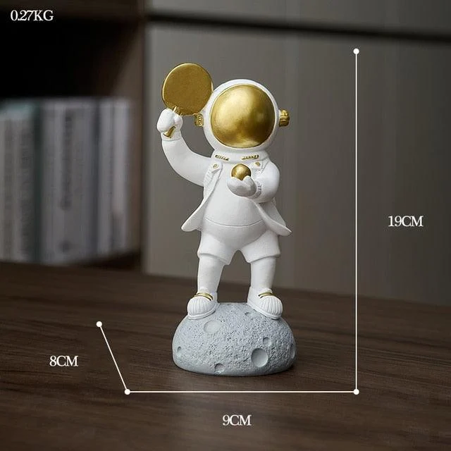 Astronaut Athlete Decor Figurine -  - #tag1#