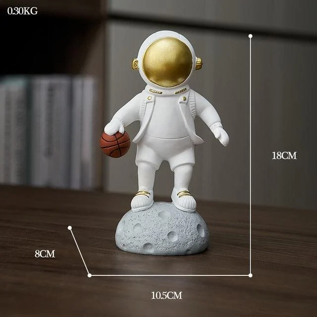 Astronaut Athlete Decor Figurine -  - #tag1#
