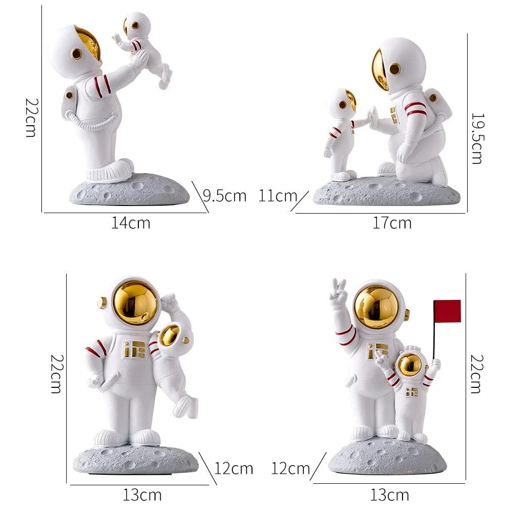 Astronaut Family Statues -  - #tag1#