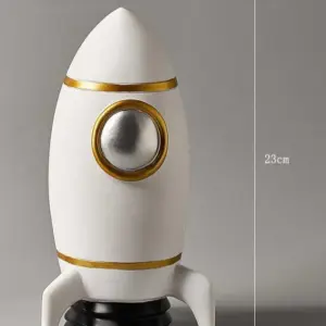 Astronaut Figure Statue Spaceman Sculpture - 