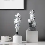 Astronaut Figurines Resin Spacewoman