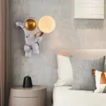 Astronaut Moon Lighting Children s room wall lamp kitchen dining room balcony decoration