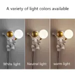 Astronaut Moon Lighting Children s room wall lamp kitchen dining room balcony decoration