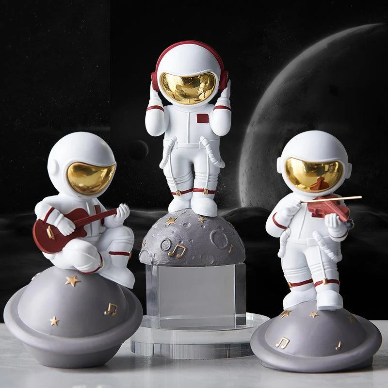 Astronaut Musical Band Figurines -