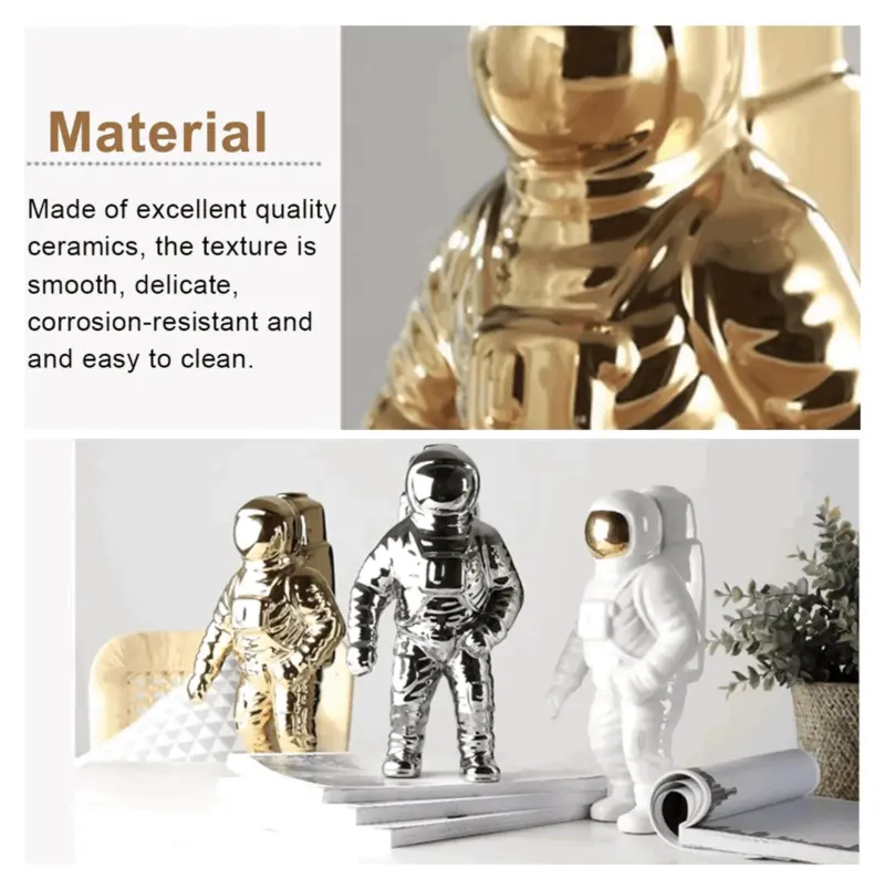 Astronaut Spaceman Vase 3 Colours tag1