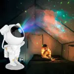 Astronaut Sternenhimmel Projektorlampe 360 drehbarer Kopf RGB LED Fernbedienung