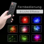 Astronaut Sternenhimmel Projektorlampe 360 drehbarer Kopf RGB LED Fernbedienung 4