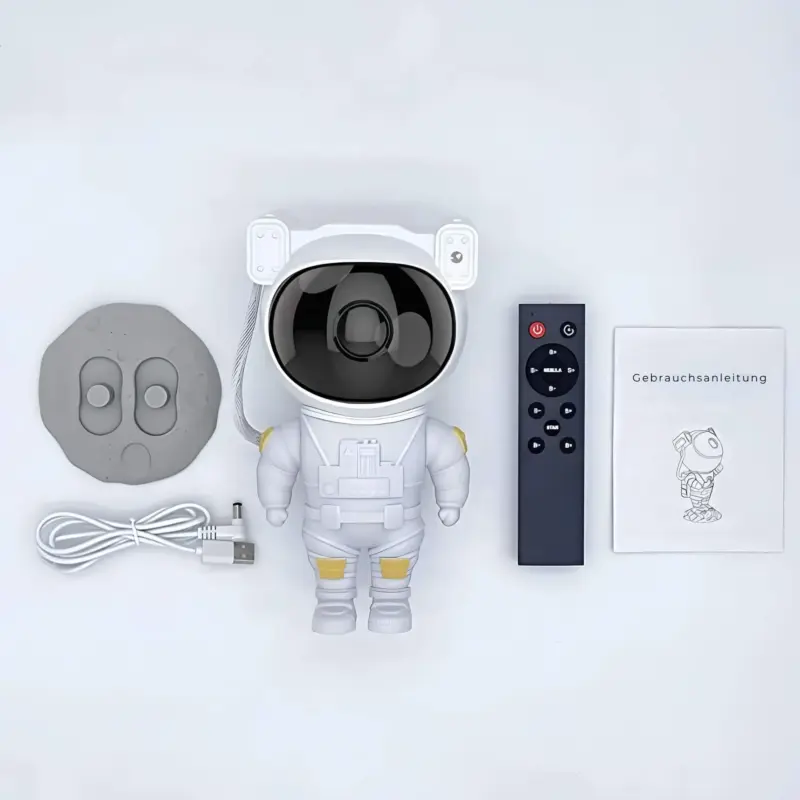 Astronaut Sternenhimmel Projektorlampe 360 drehbarer Kopf RGB LED Fernbedienung 4