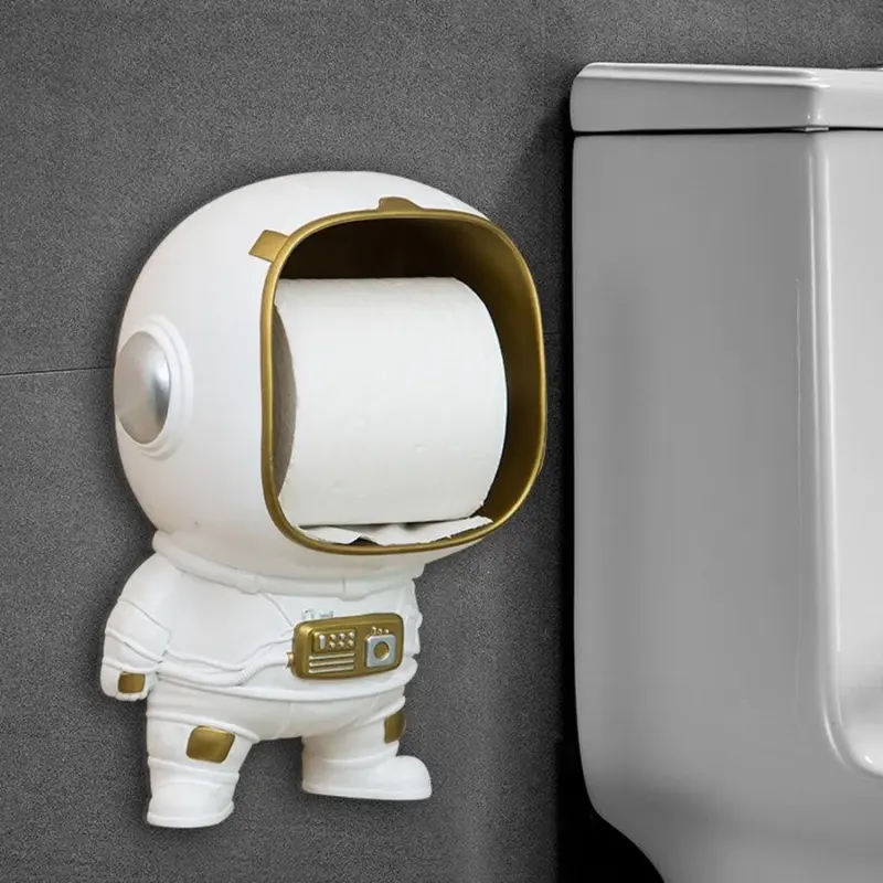 Astronaut Storage Box Toilet Roll Holder tag1