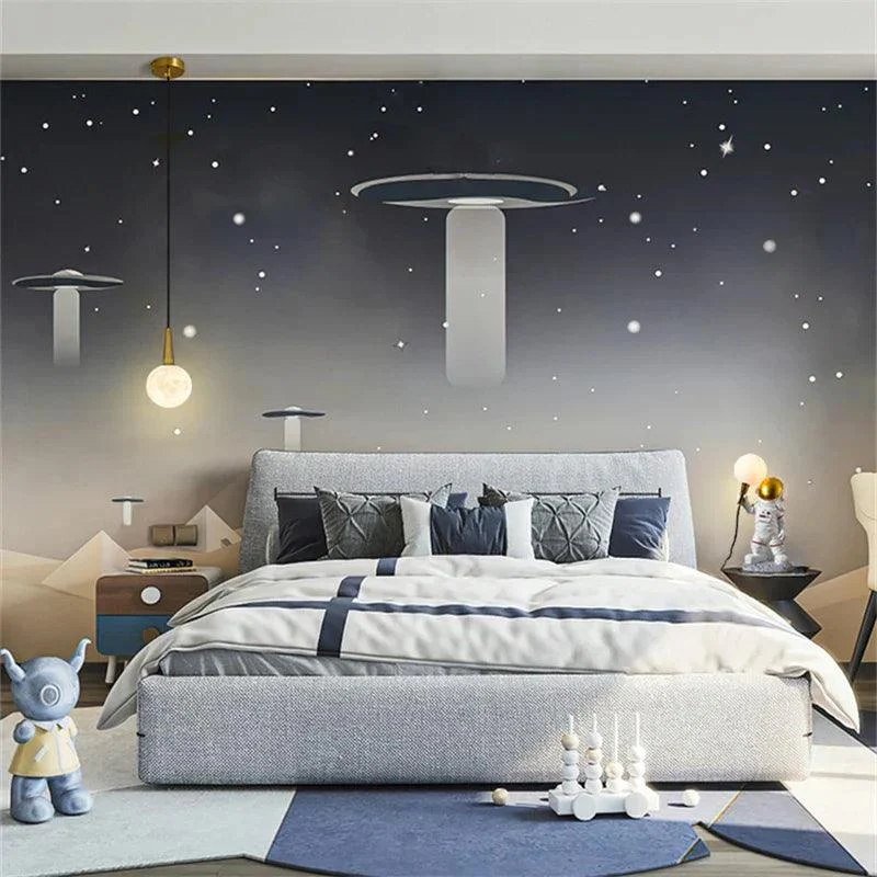 Astronaut Table Lamp LED children's room Lighting bedroom bedside living room -