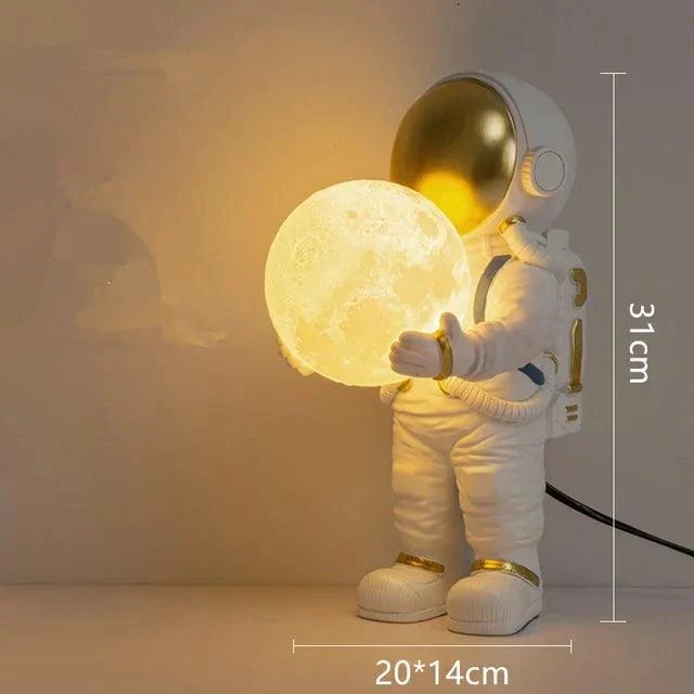 Astronaut Table Lamp LED children's room Lighting bedroom bedside living room -