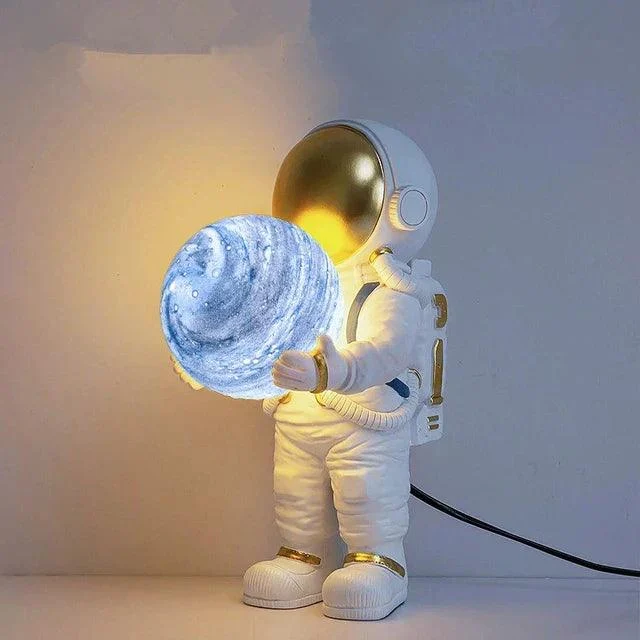 Astronaut Table Lamp LED children's room Lighting bedroom bedside living room -