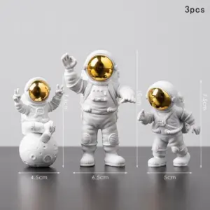 Astronaut on Moon Figurines