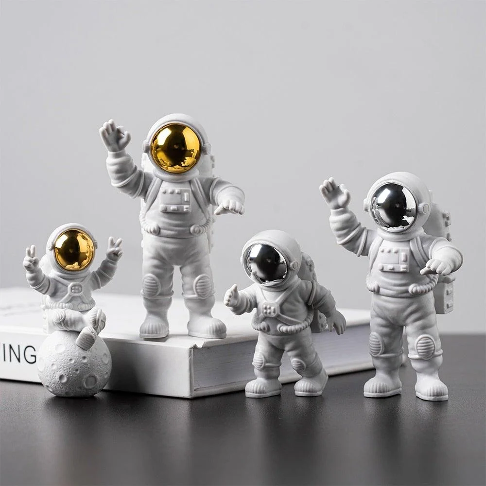 Astronaut on Moon Figurines -  - #tag1#