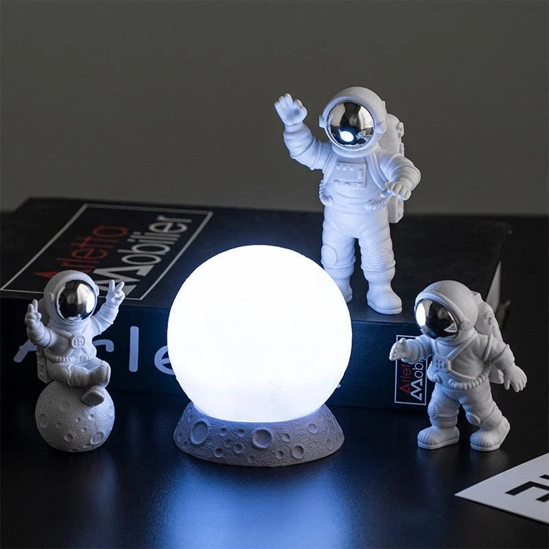 Astronaut on Moon Figurines -  - #tag1#