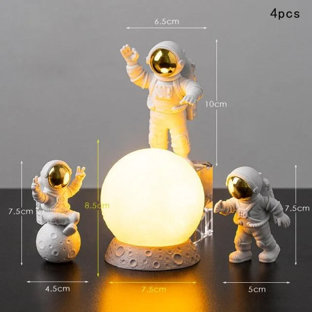 Astronaut on Moon Figurines -  - #tag1#