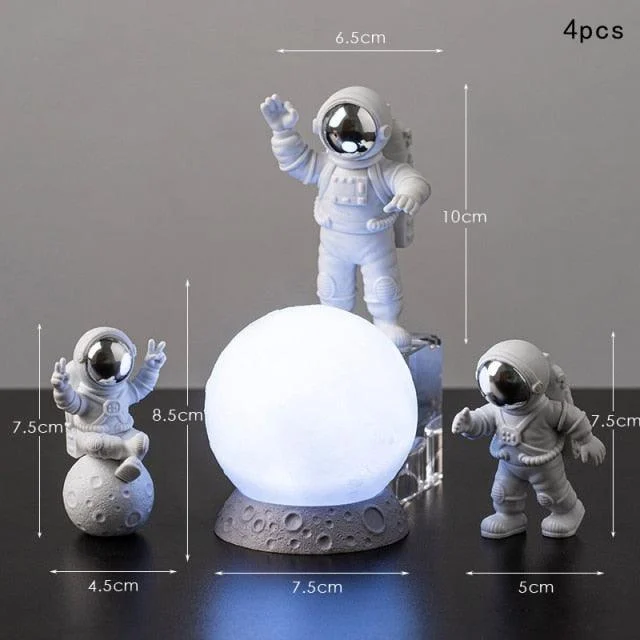 Astronaut on Moon Figurines -  - #tag1#