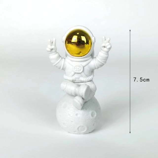 Astronaut on Moon Figurines -  - #tag1#