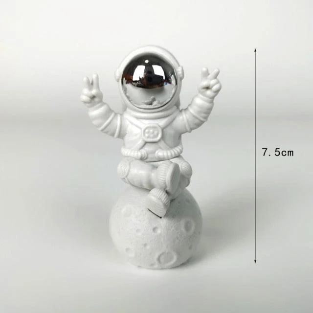 Astronaut on Moon Figurines -  - #tag1#