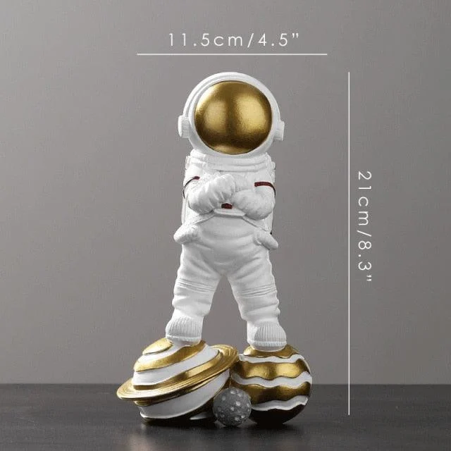 Astronaut on Planet Saturn -  - #tag1#