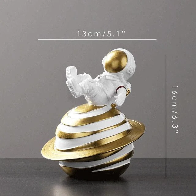 Astronaut on Planet Saturn -  - #tag1#