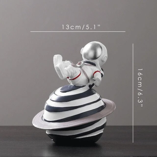 Astronaut on Planet Saturn -  - #tag1#