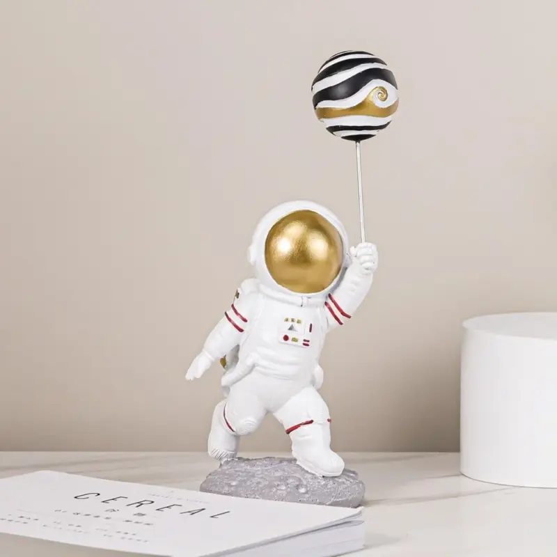 Astronaut with Planet Balloon tag1
