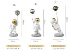 Astronaut with Planet Balloon tag1