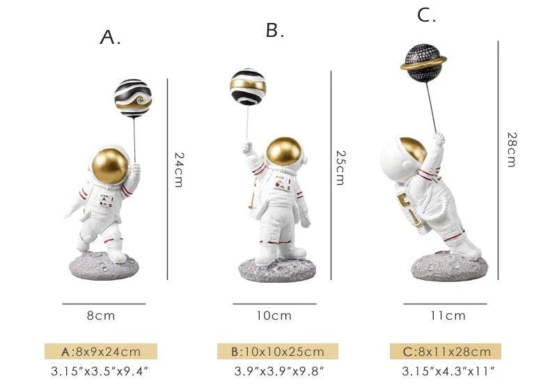 Astronaut with Planet Balloon -  - #tag1#