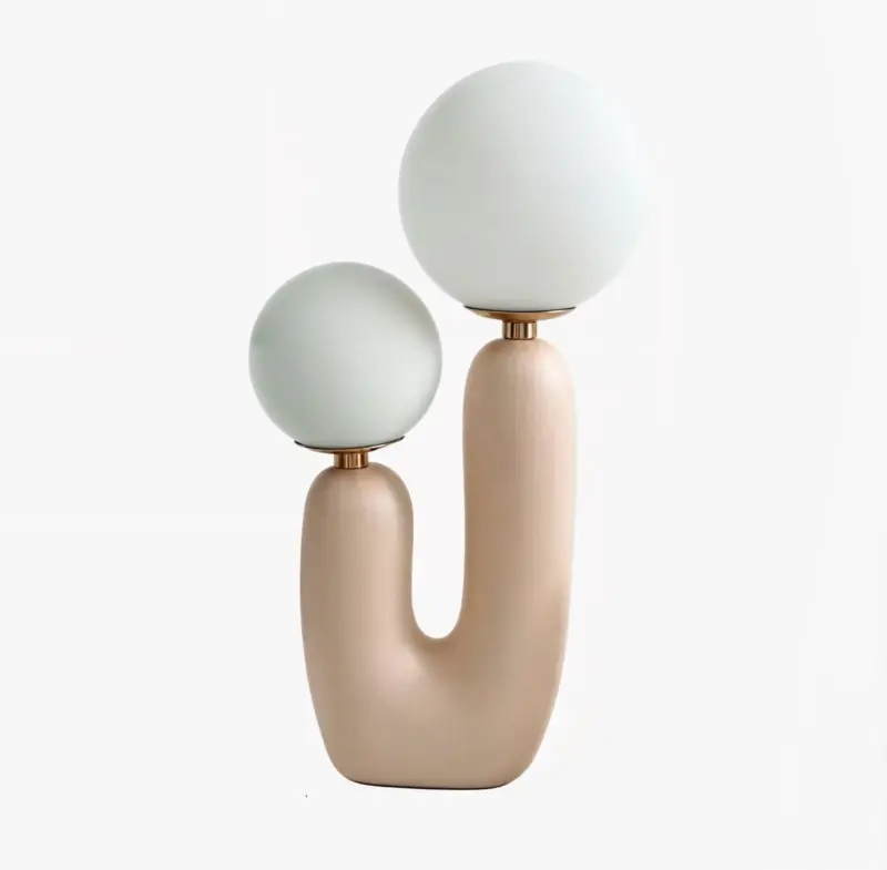 Athenea Lamp Minimalist Resin Table Lamp tag1