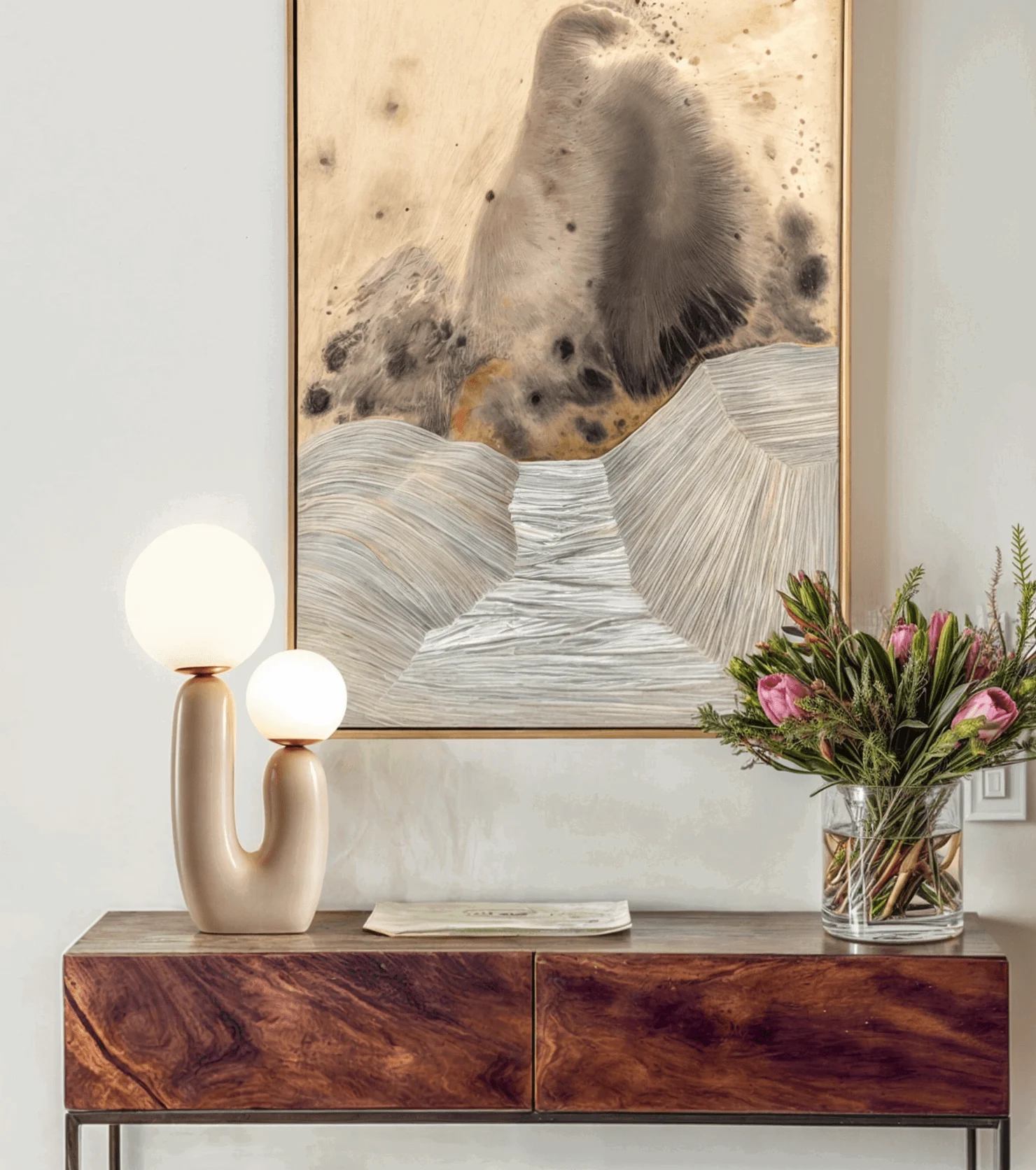 Athenea Lamp - Minimalist Resin Table Lamp -  - #tag1#