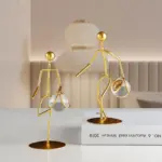 Athlete Crystal Ball Figurine