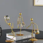 Athlete Crystal Ball Figurine