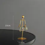 Athlete Crystal Ball Figurine