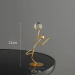 Athlete Crystal Ball Figurine