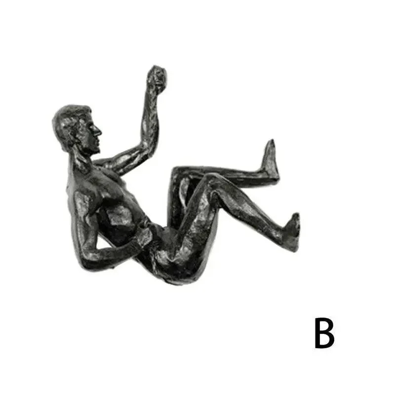 Athlete Rock Climbing Man Resin Background Wall Decoration -  - #tag1#