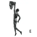Athlete Rock Climbing Man Resin Background Wall Decoration tag1
